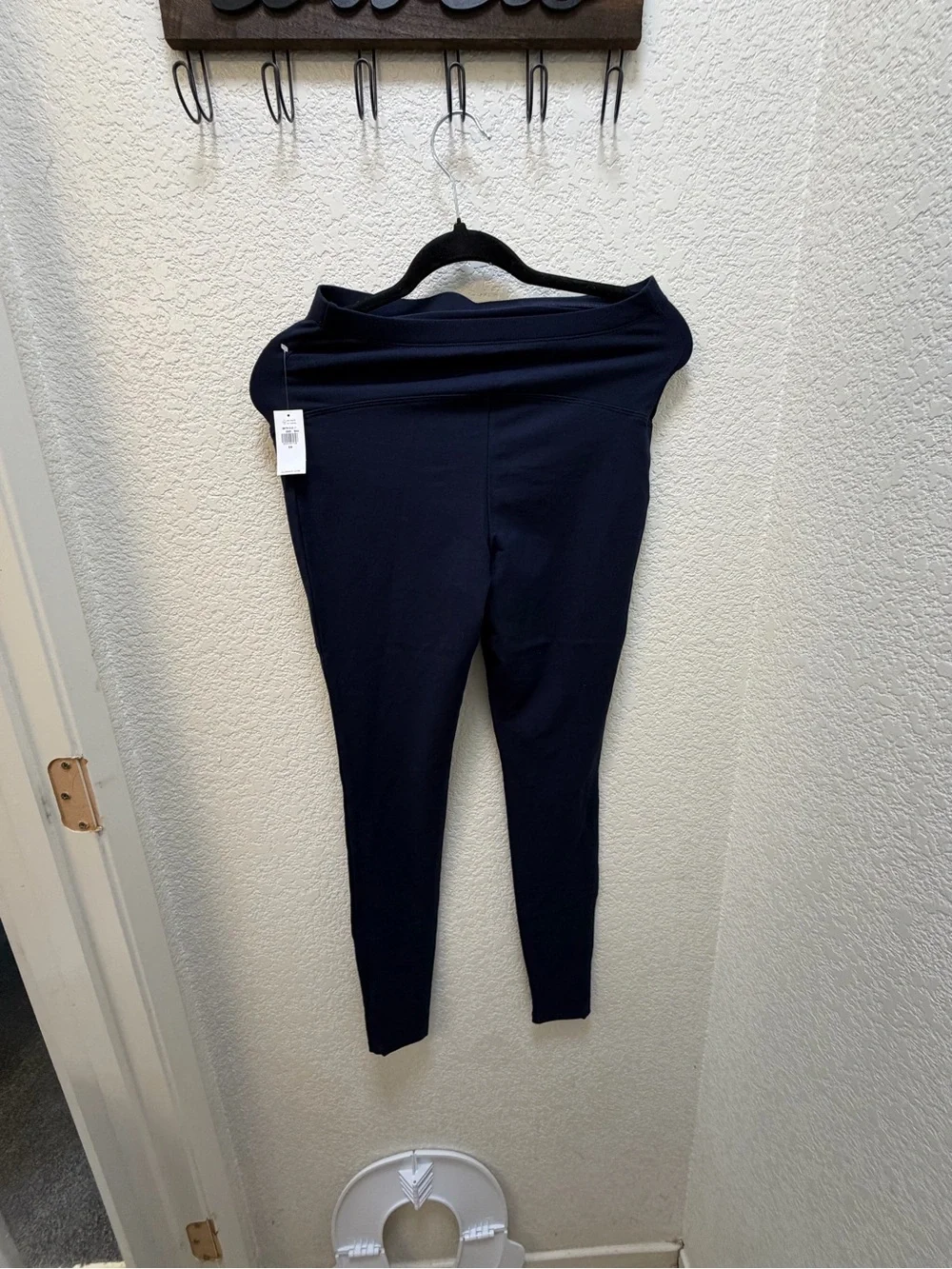 Maternity Old Navy Navy Foldover Waist Leggings